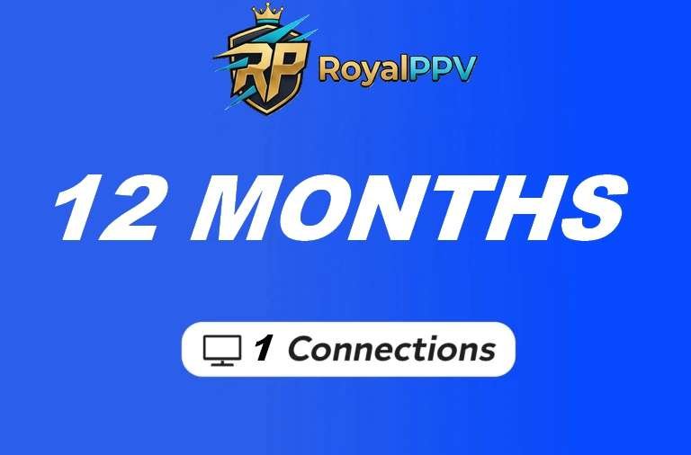 12 Months IPTV Subscription