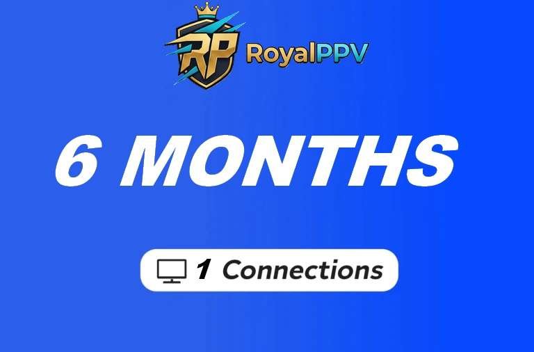 6 Months IPTV Subscription
